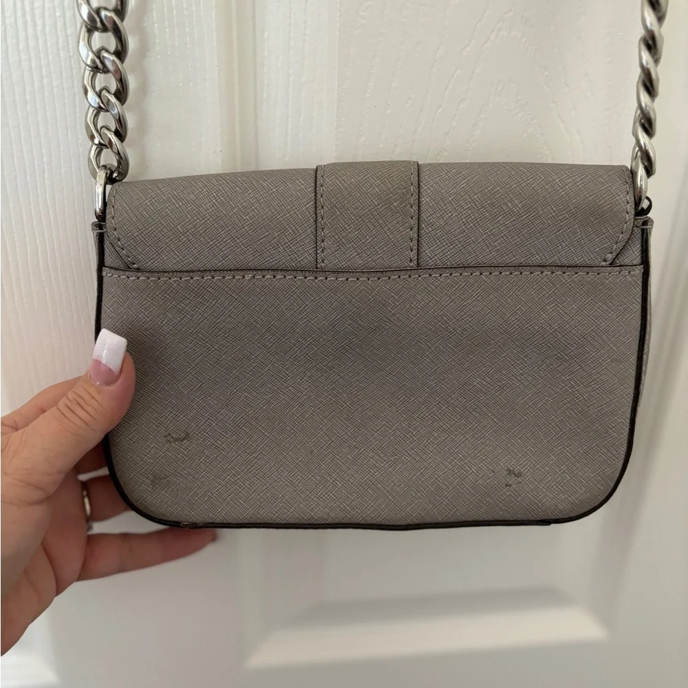 Michael Kors mini gray Crossbody bag‎